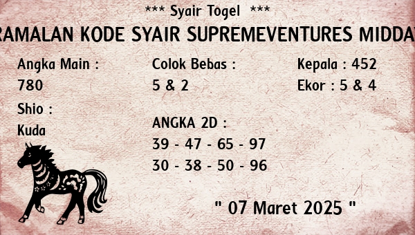 Prediksi Supremeventures Midday