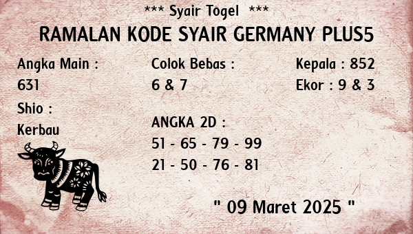 Prediksi Germany Plus5