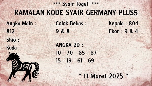 Prediksi Germany Plus5