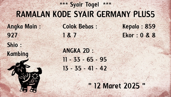 Prediksi Germany Plus5