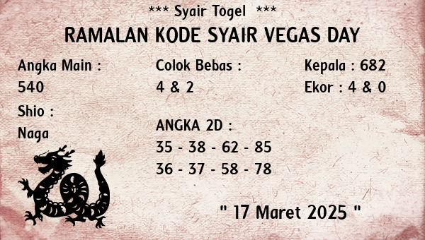 Prediksi Vegas Day